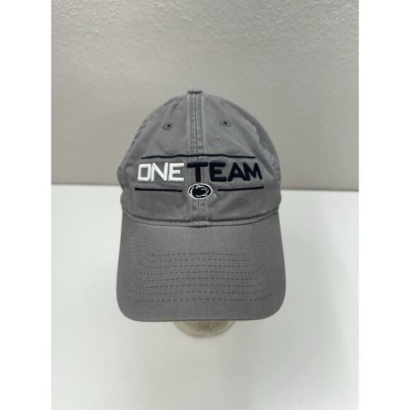Legacy Baseball Hat Grey Penn State One Team Embroidered Adjustable - Picture 1 of 9